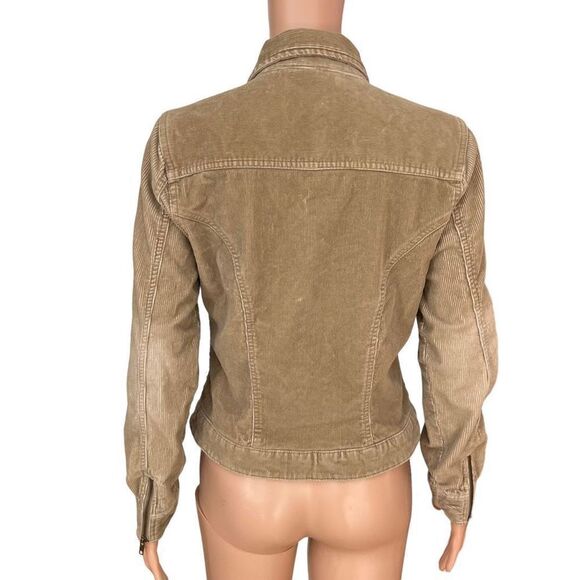 So… corduroy tan full zip jacket size M - Picture 3 of 8
